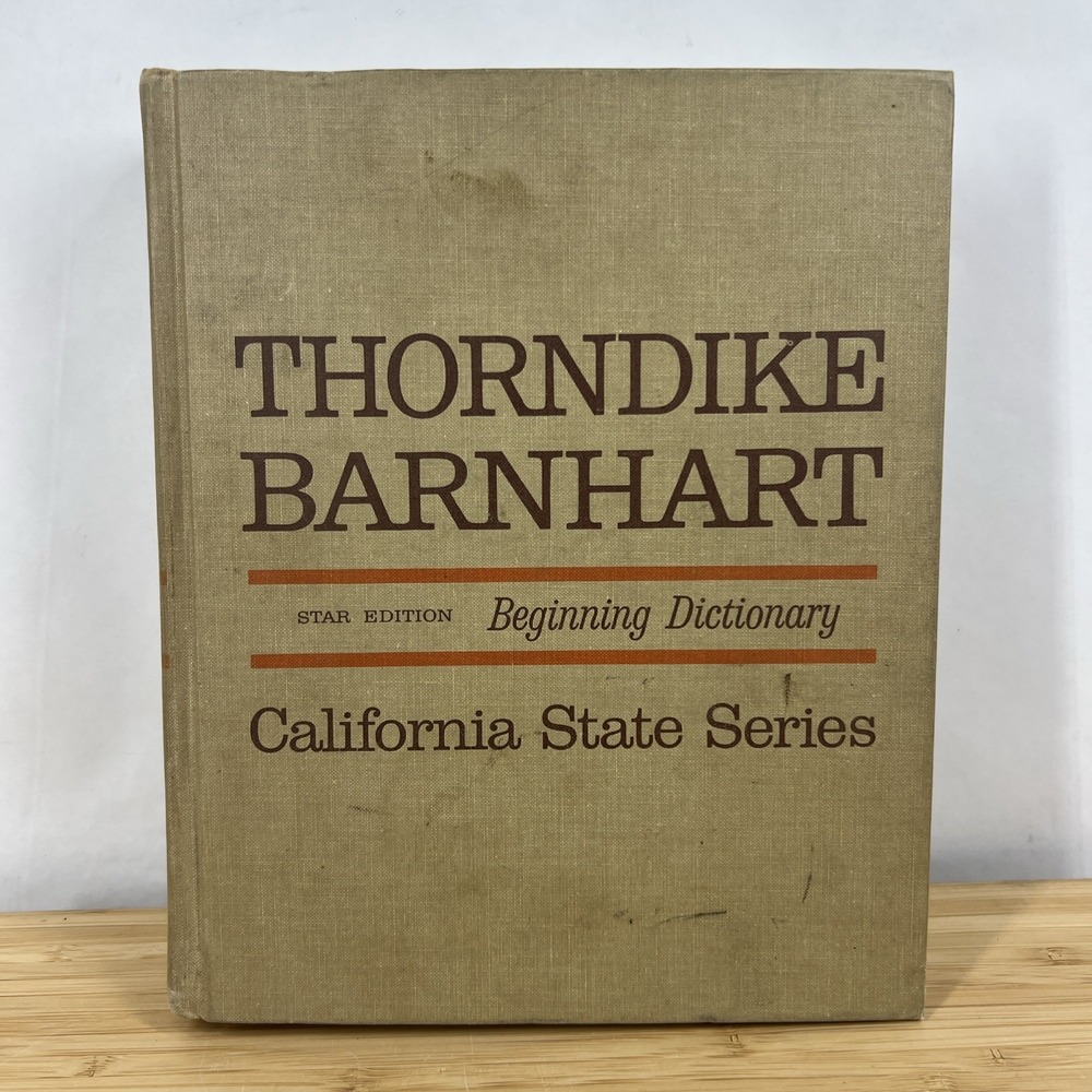 Vintage Book - 1968 Thorndike Barnhart Star Edition Beginning Dictionary